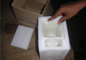 carved wax candles for sale